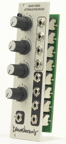 Quad Video Attenuator/Mixer