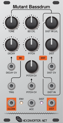 Hex Inverter Mutant Bass Drum