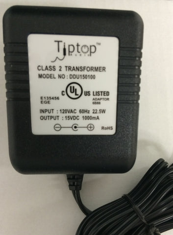 TipTop 15v uZeus Power Supply (110v AC US)