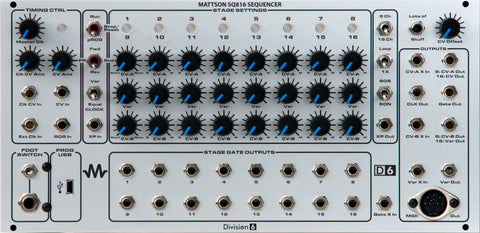Mattson SQ816 Sequencer - OPEN BOX