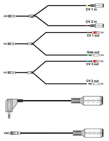 Keith McMillen Instruments CV Cable Kit for QuNexus